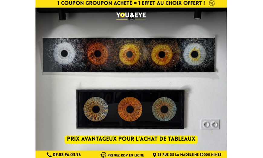 Image 3: Vos yeux, une œuvre d'art : capturez l'essence de votre iris