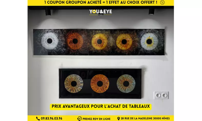 Vos yeux, une œuvre d'art : capturez l'essence de votre iris