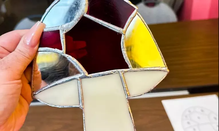 Stained Glass Class for 2 or 4 at Mellow Maker Studio 