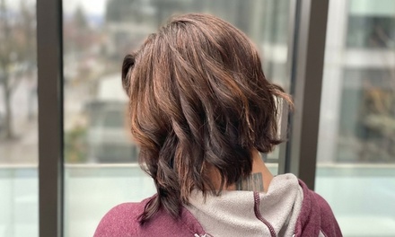 Woman's Single-Process All over color, Shampoo, Conditioner, and Blow Dry - Norma Carter Hair