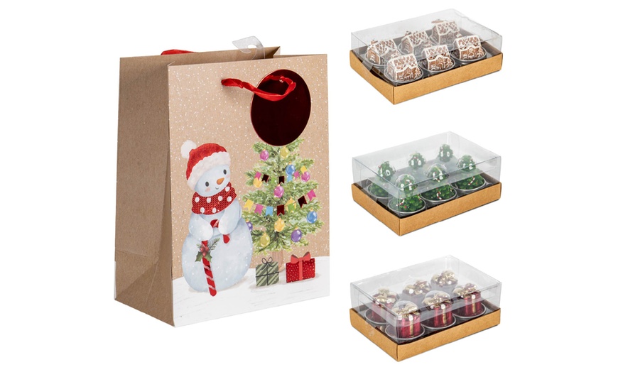 Image 2: Set di 18 candele tea light natalizie