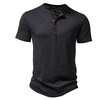 Image 6: Men's Solid Colour Henley Collar Polo T-Shirt