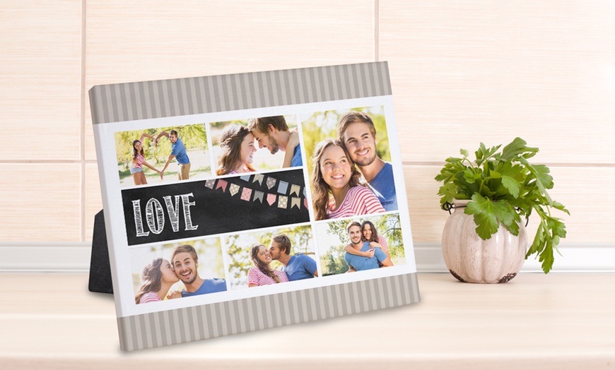 Custom Easel Back Photo Canvas - MailPix | Groupon