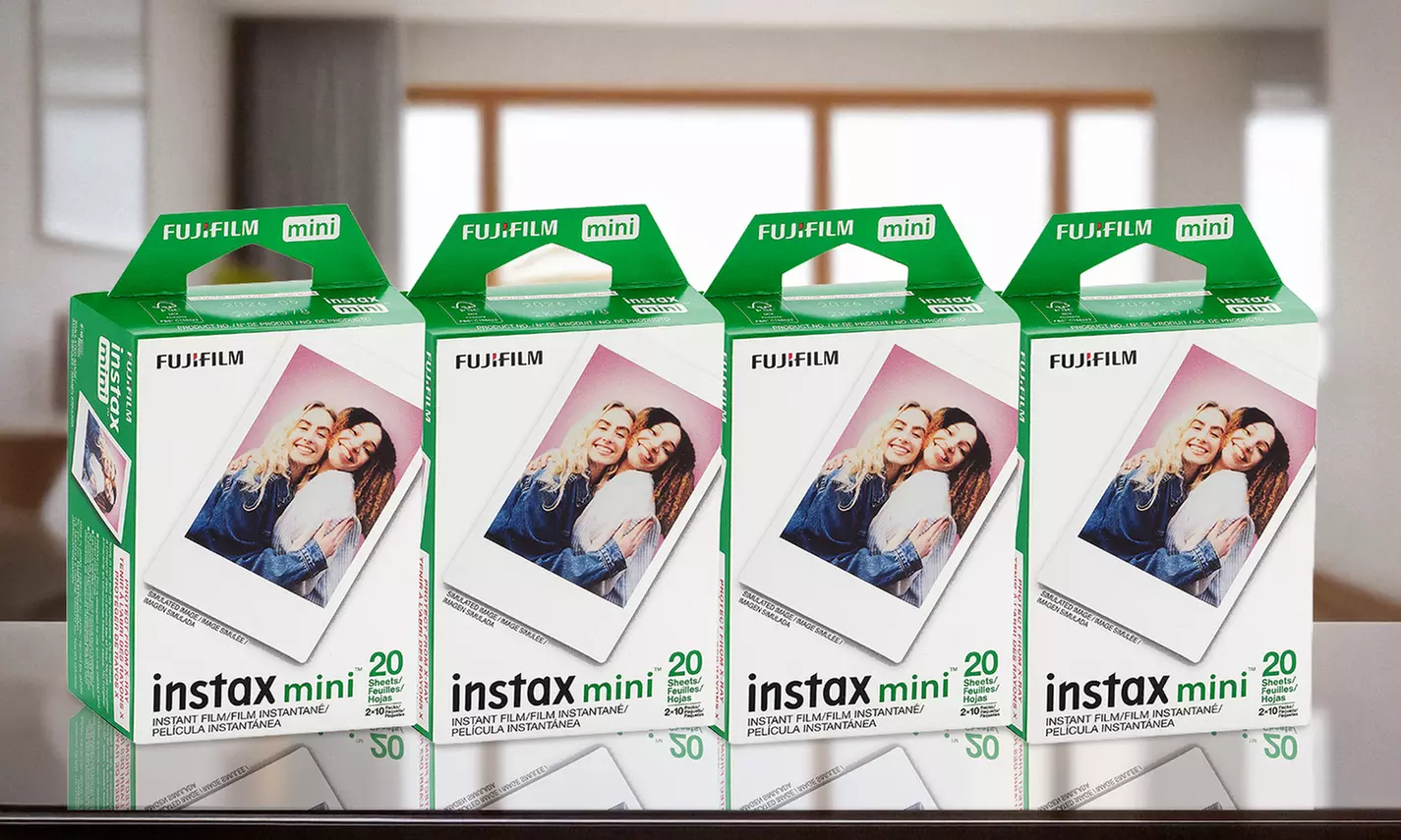 Fujifilm Mini Instax Films Colored Magnet Photo Frames Cloth 80 Prints