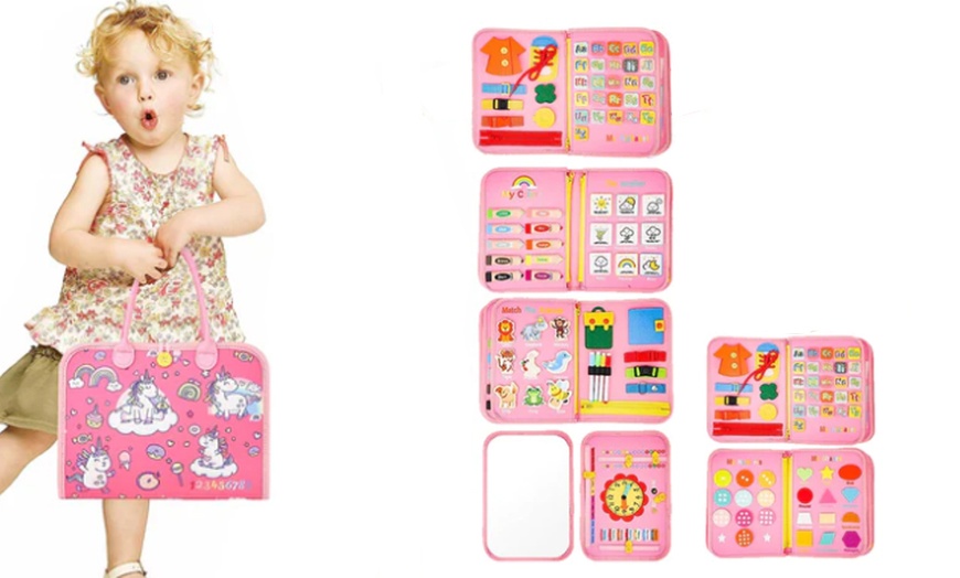 Image 4: Busy Board Sensory Toys for Kids