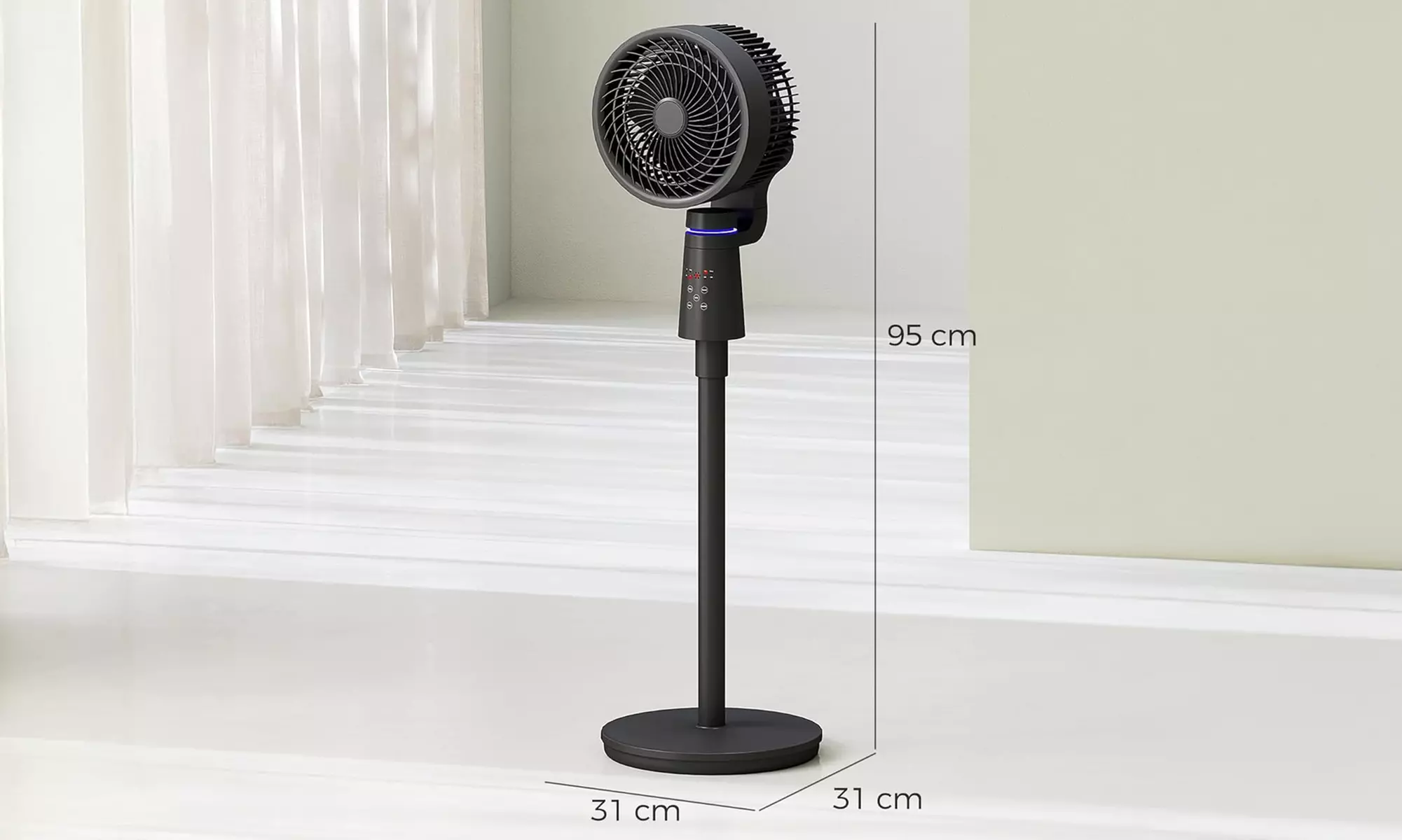 HomCom Pedestal Air Circulation Fan