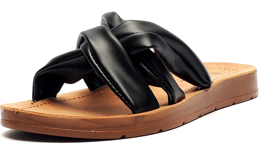 Image 2: Divaz Luxe Zurich Women's Sandal, Vegan-Friendly Comfort