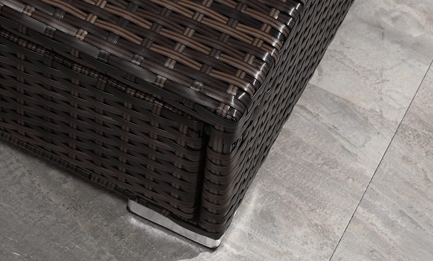 Image 16: Outsunny Rattan Effect Garden Sofa Set