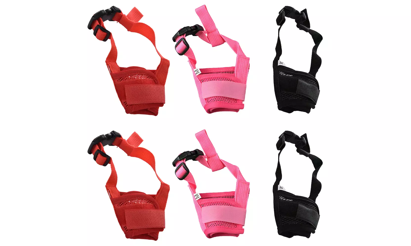 US 3-6 Dog Mask Soft Mesh Muzzle Mouth Cover Adjustable Grooming Anti Bark Bite