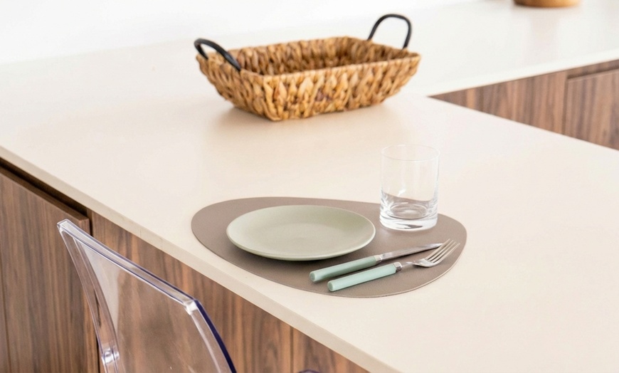 Image 21: Set di 4 tovagliette americane in similpelle