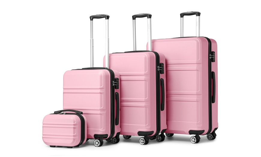 Image 26: Travel Suitcase with 360° Spinner Wheels and TSA Locks