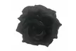 US 50-100Pc Artificial Black Rose Stemless Silk Flower Decoration Wedding 2.36'' - Second Medium