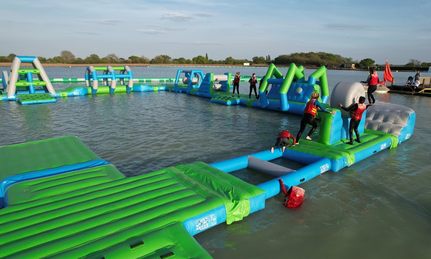 Image 4: Aqua park entry & Paddleboard combo at West Country Water Park