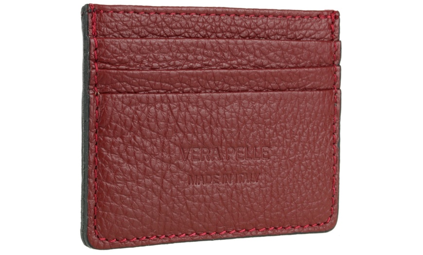 Image 3: Men's Genuine Leather Card Holder