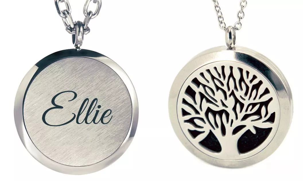 Personalised Aromatherapy Essential Oil Diffuser Necklace: One ($10) or Two ($18) (Don't Pay up to $58.78) - Primary Image