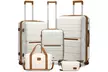 Set de bagages avec 3 valises, 1 sac et 1 vaniti, coloris au choix, livraison offerte - Second Medium