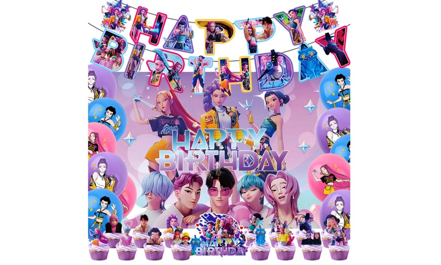 Image 4: Little Hunters Birthday Decorations Party Supplies Set