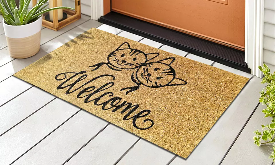 Zerbino in cocco con retro antiscivolo