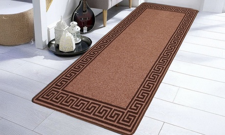 Smart Living Unisex Brown Non-Slip Washable Barrier Door Mat And Runner: 80 X 300 Cm - Xl Runner/ Beige