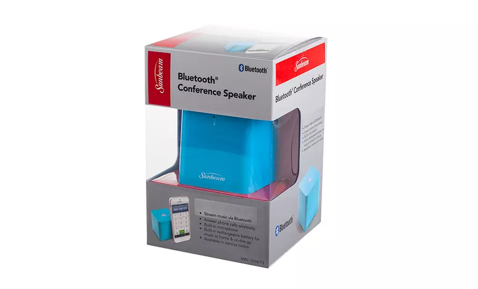 Sunbeam Bluetooth Wireless Conference Speaker with Built-In Microphone - Second Medium