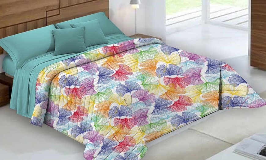 Image 3: Trapuntino estivo in microfibra Made in Italy