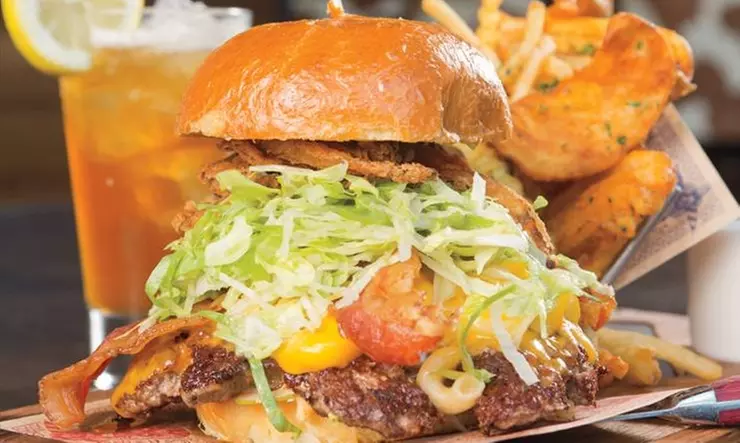 American Cuisine at Guy Fieri's American Kitchen and Bar (Up to 40% Off). Two Options Available.  - Primary Image