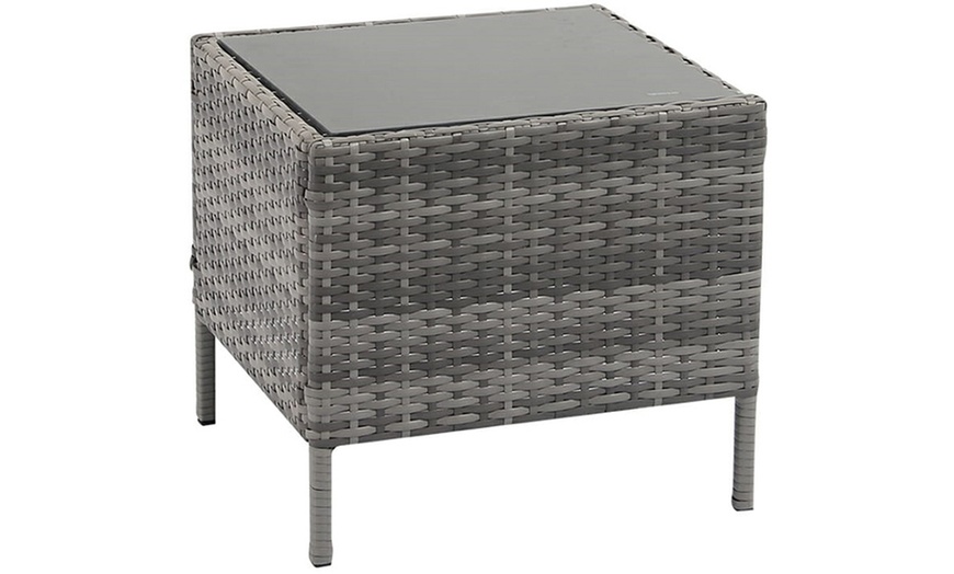 Image 3: Three-Piece Rattan-Effect Furniture Set