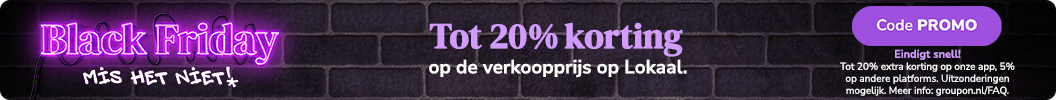 De grootste aanbiedingen van het jaar staan klaar! Krijg nu tot 20% korting! Code: PROMO