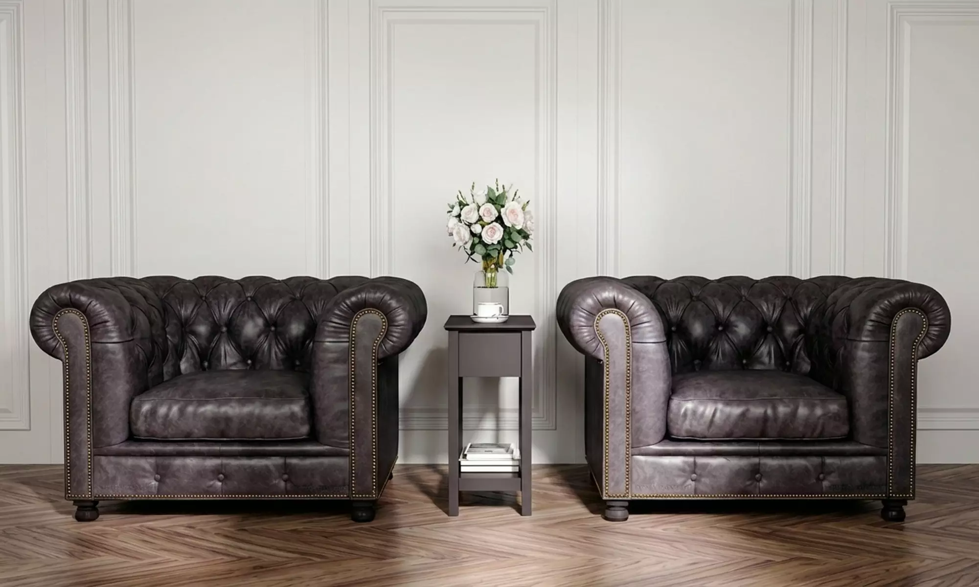 HOMCOM Narrow Side Table with Flip Top and Storage Shelf