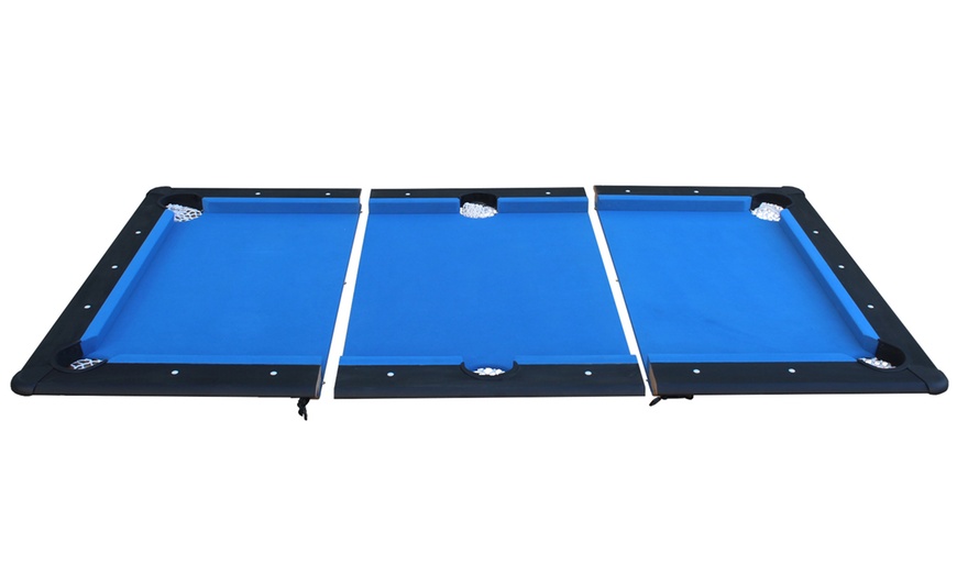 Image 8: Modulaire 3-delige pooltafel met accessoires