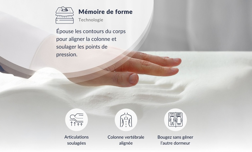 Image 5: Matelas Paradise à mémoire de forme, 22 cm de Sieston