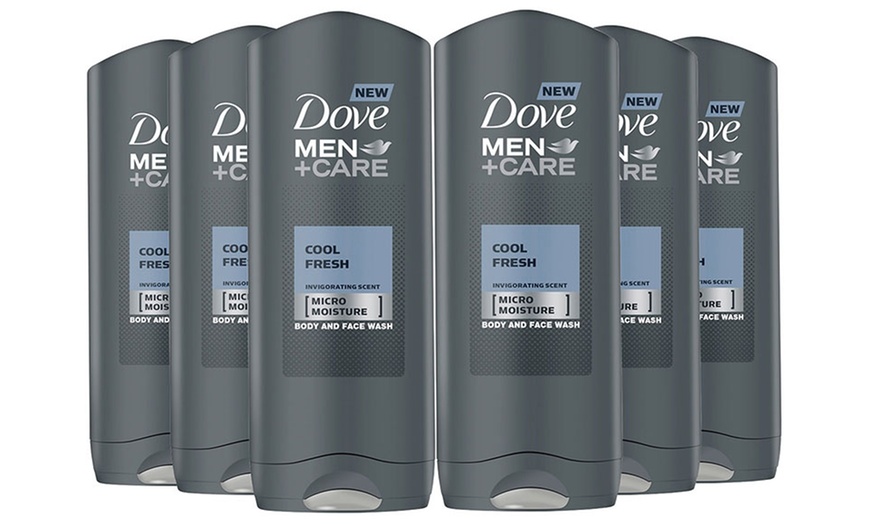 Image 20: Three or Six-Pack of Dove Men Body Washes, 400ml