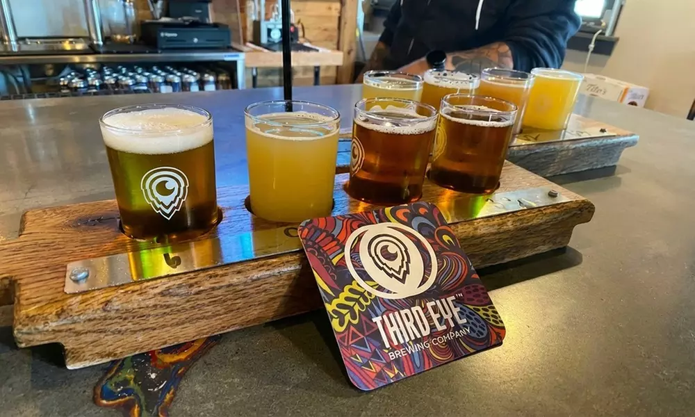 Explore Unique Beer Flights for One, Two, or Four at Third Eye Brewing