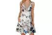 Women Lace Trim V Neck Sleeveless Dress with Pockets S-2X - Second Medium