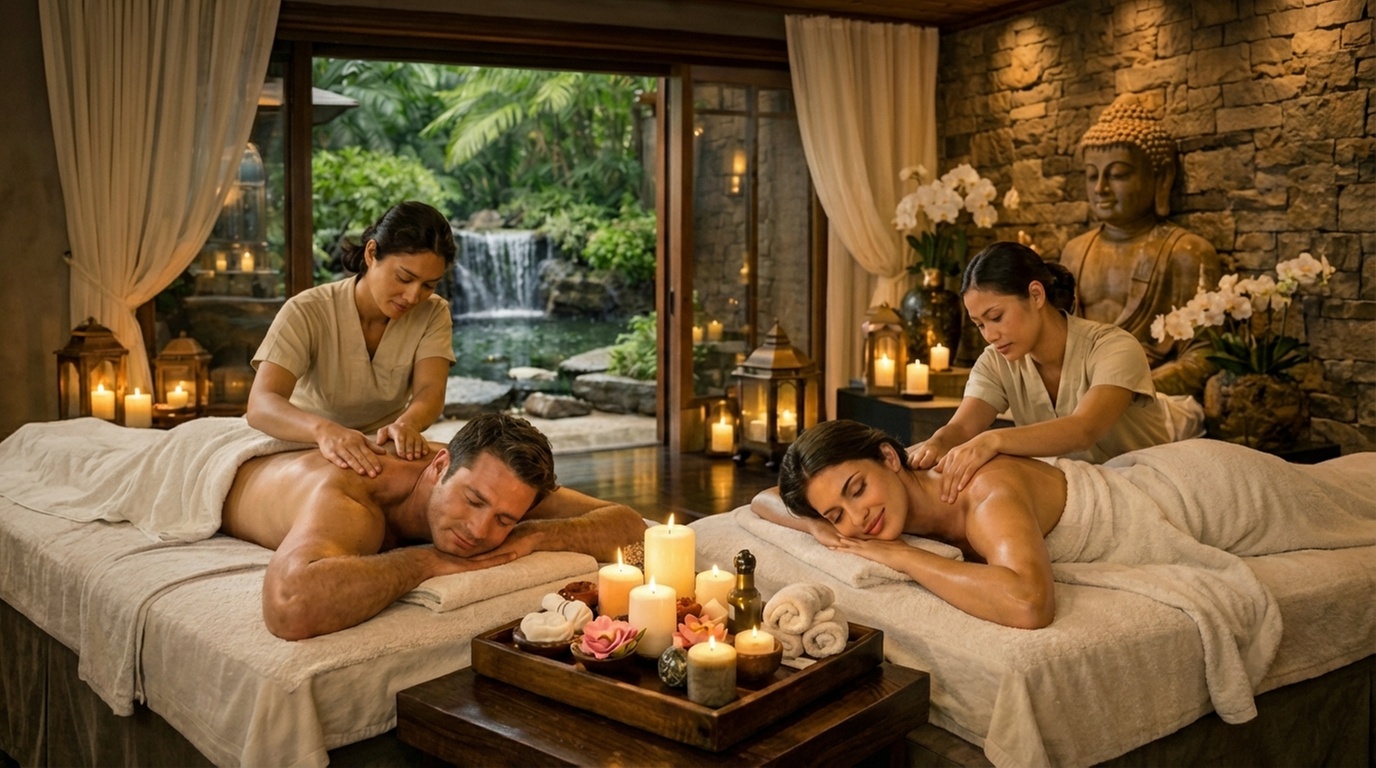 50-Min Signature Back Massage w/ Hot Stone Treatment for 1 or a Couple