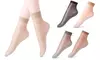 Women's Silky Anti-Slip Cotton Sole Sheer Ankle High Tights Hosiery Socks