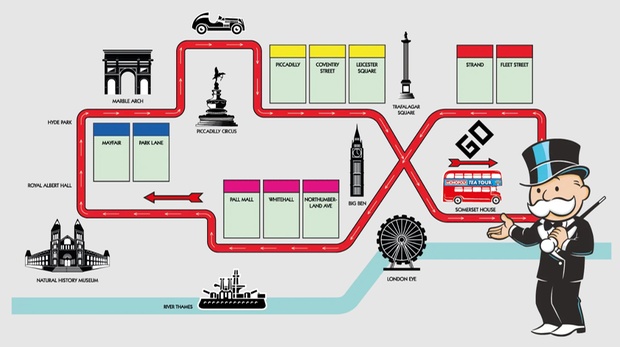 MONOPOLY Afternoon Tea Bus Tour