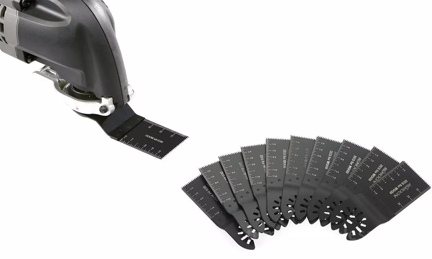 10Pcs 34mm Oscillating Multi Tool Saw Blade High Carbon Steel Saw Blade