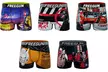 Lots de 5 boxers en microfibre divers univers FREEGUN pour homme - Second Medium