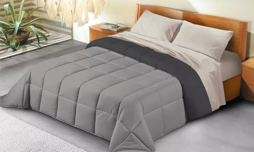 Couette en microfibre 380 gr/m² réversible