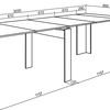 Image 38: Extendable Console Table for 6 people or up to 14 people