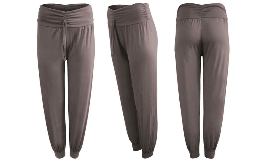 Image 3: Jersey Harem Trousers