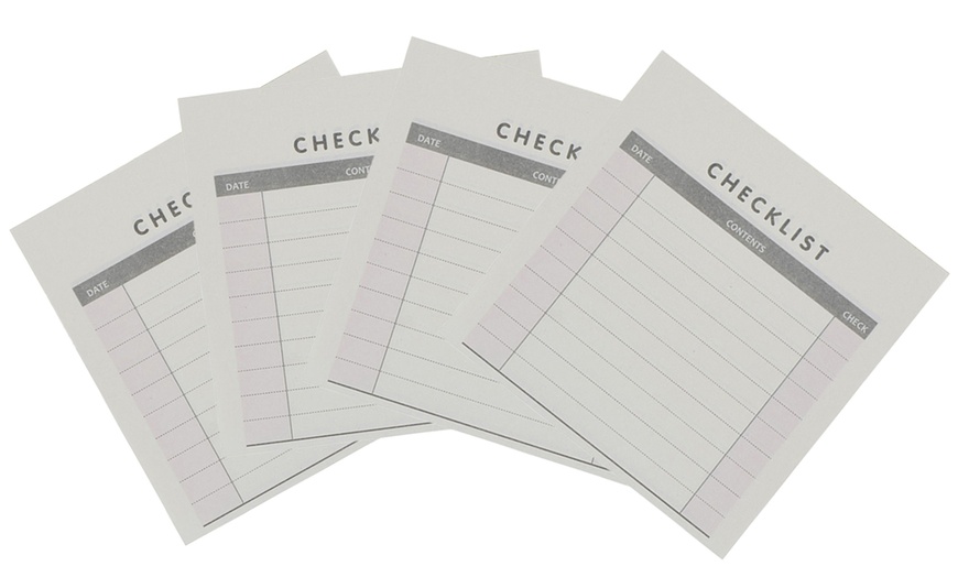 Image 5: Four Weekly Check or Planner List Pads