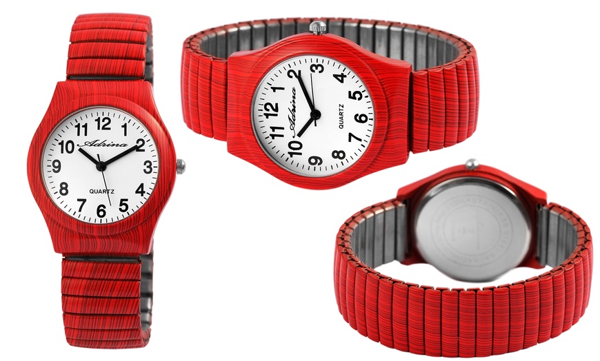 Image 5: 1 ou 2 montres analogiques 3 aiguilles pour femmes de la marque Adrina