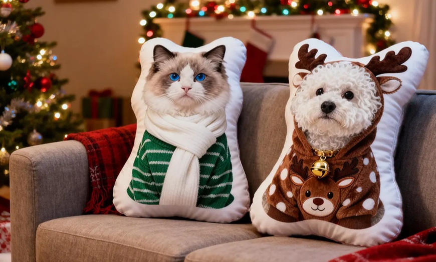 Image 4: Personalisierbare weihnachtliche Socken, Strümpfe, Beutel oder Kissen