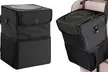 Leak-Proof Hanging Car Trash Can Garbage Can with Lid and Storage Pockets - Second Medium