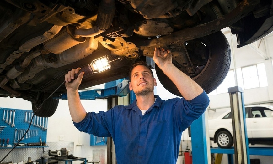 Image 3: Synthetic Blend or Full Synthetic Oil Change & Brake Fluid Service