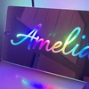 Image 17: Custom LED Name Mirror from Justyling