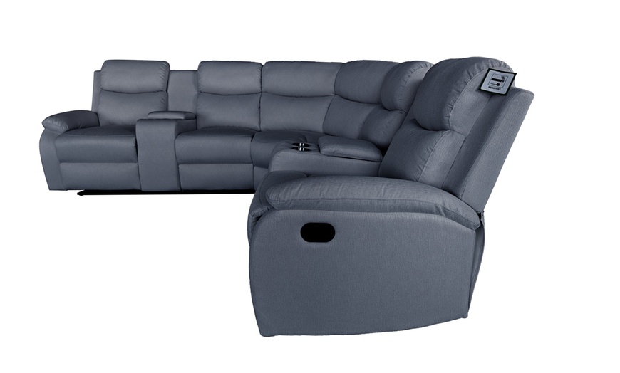 Image 7: Ravello Five Seater Recliner Sofa