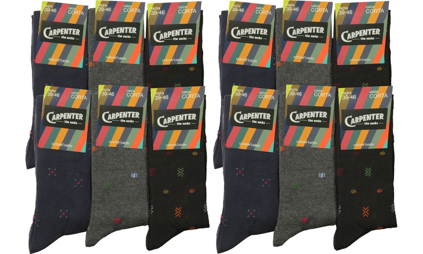 Image 15: Carpenter 6er- oder 12-Pack kurze oder lange Herren-Socken
